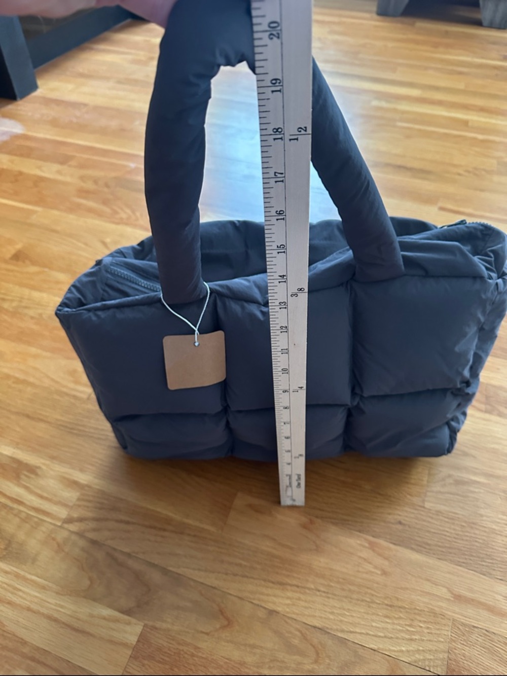 Nwt/ Wind breaker material quilted bag